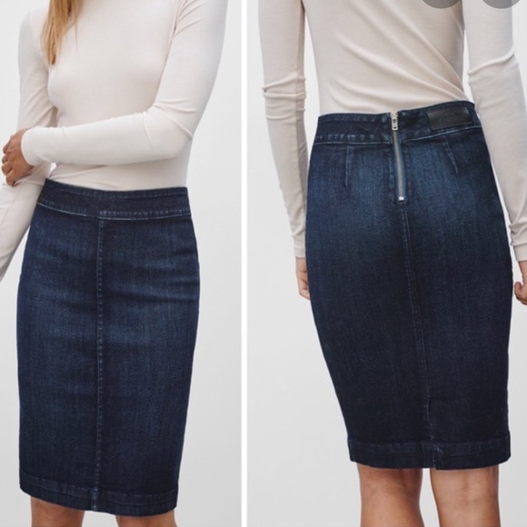 Castings Denim Pencil Skirt size 0 (ARITZIA) - Picture 1 of 6